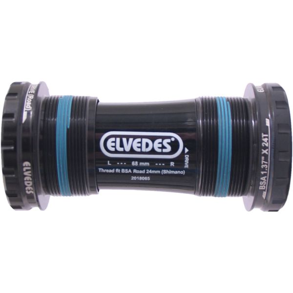 Elvedes Hollowtech Shimano Race Bottom Bracket 24mm Black