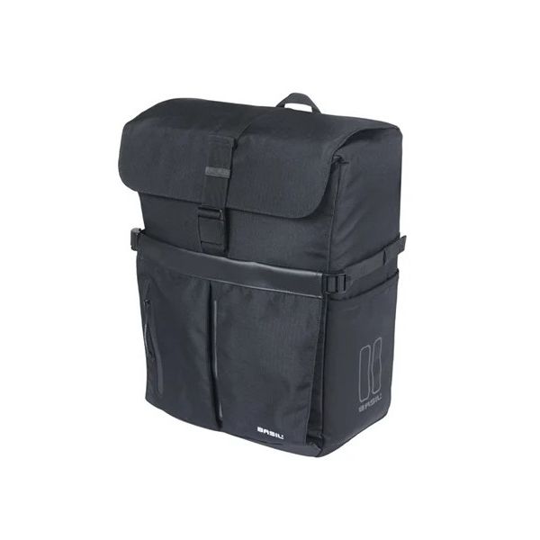 Basil fietsschoudertas move mik noppen 14 liter 14 x 24 x 34 cm - zwart