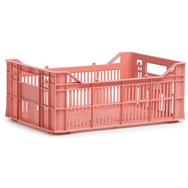 Urban proof bike crate Helsinki plastic 7L warm pink 30x20x11 cm