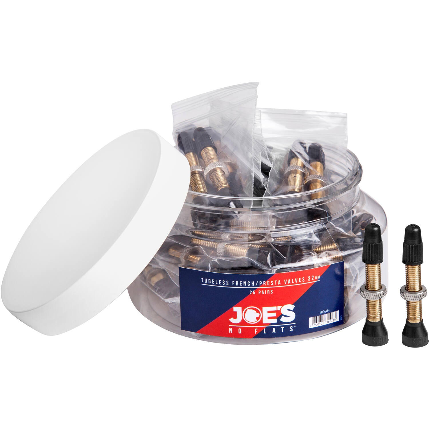 Joe's no flats - valve presta tubeless 32mm (pot 50 pièces)
