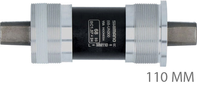 Boitier de pédalier carré Shimano BB-UN300 68mm 110mm - type carter de chaîne