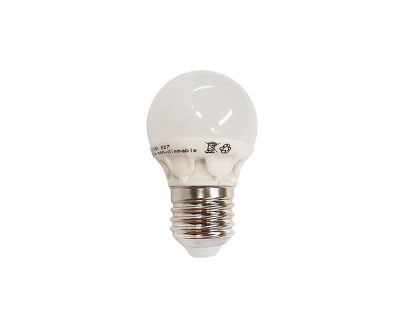 Ecosavers ledlamp - e27 - 500 lm - kogel - mat