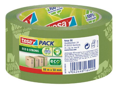 Tesa eco sterke verpakkingstape - 66m x 50mm