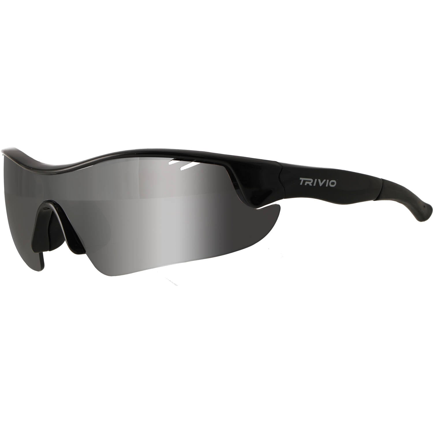 Trivio - fietsbril vento nova zwart lens zwart mirror