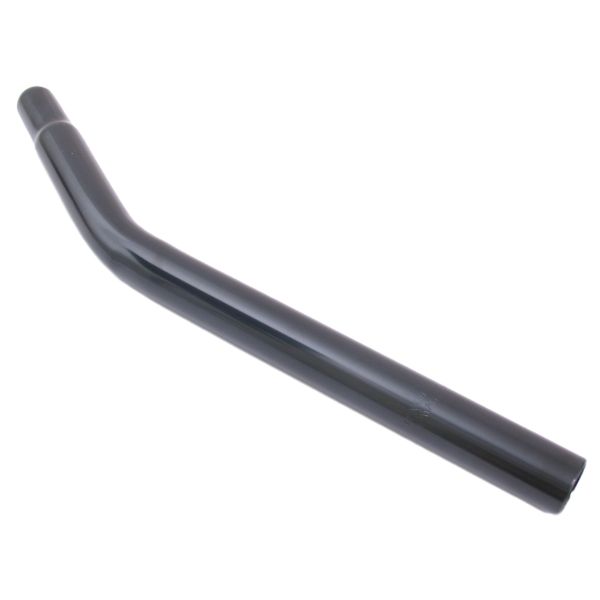 Zadelpen freestyle ø25,4 mm 360 mm gebogen staal - zwart
