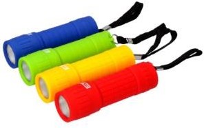 Enzo edm display led zaklampen 16stuks 4 kleuren - 5710001