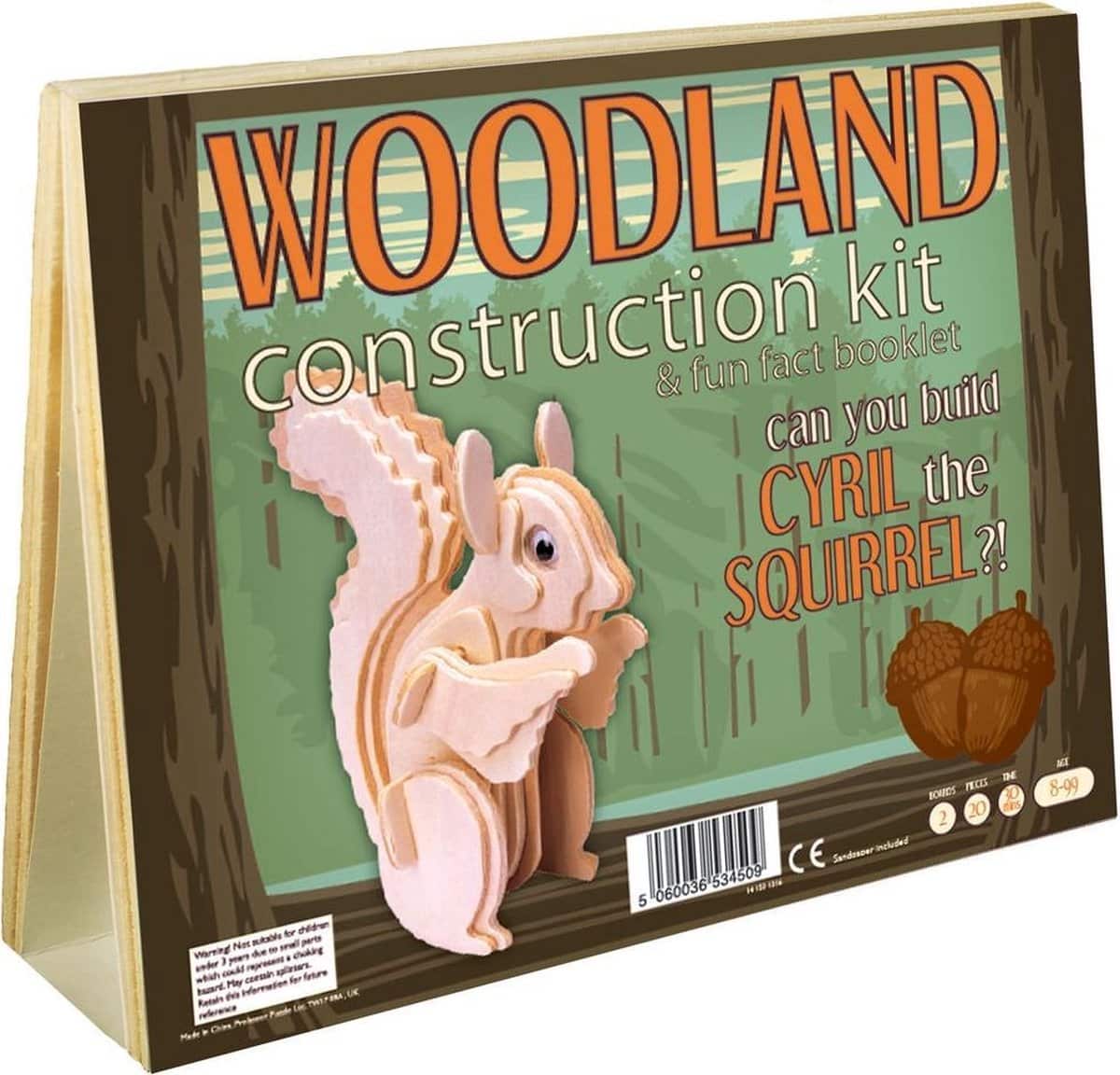 Asmodee eekhoorn woodland constuction kit cyril the squirrel