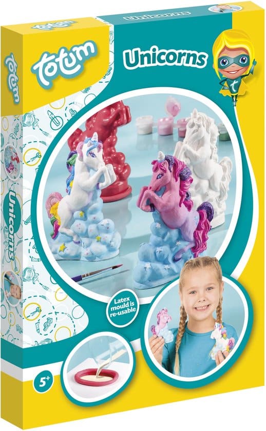 Intro unicorns craft set make unicorns with plaster and paint them