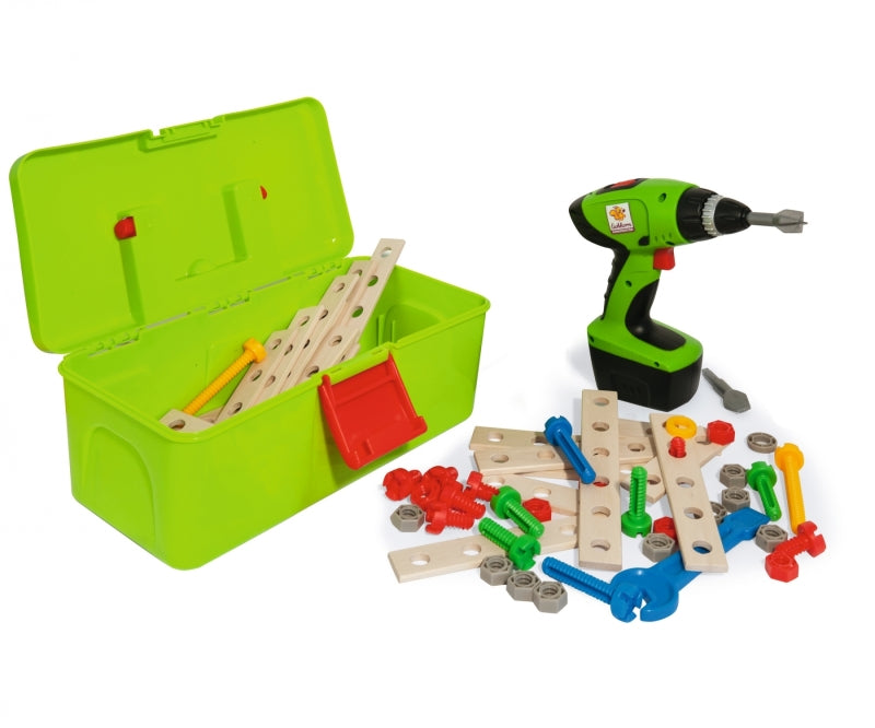 Eichhorn constructeur gereedschapskist met boor, 70dlg.