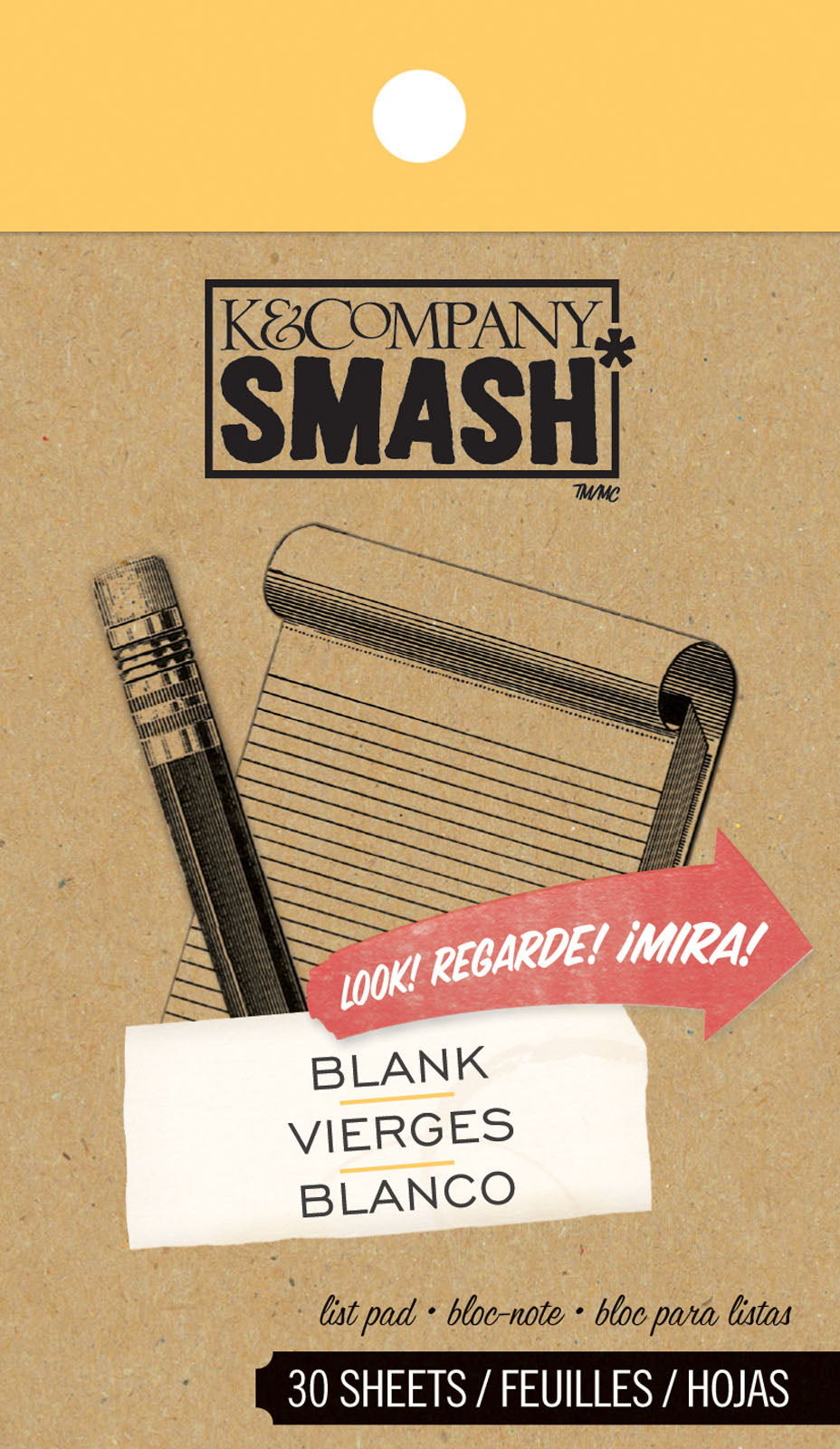 K company smash • blank pad