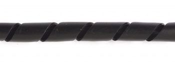 Elvedes spiraalslang (12mm) 10 meter zwart