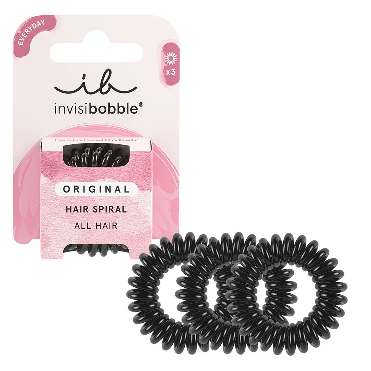 Invisibobble original true black 3 stuks