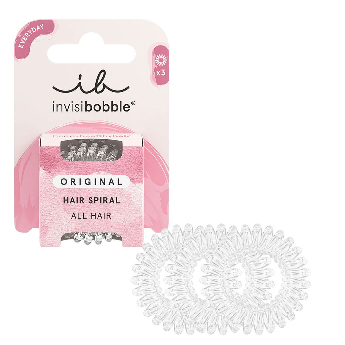 Invisibobble originele kristalheldere 3 stuks