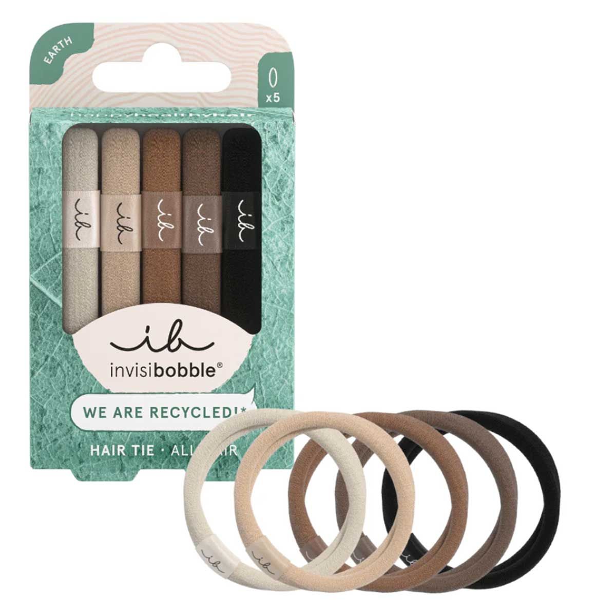 Invisibobble haarelastiekje mokka 5st.
