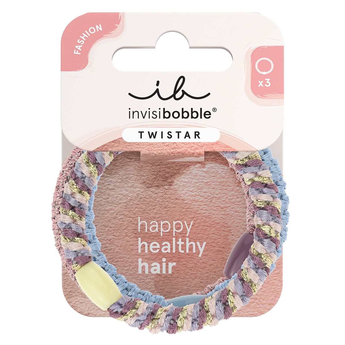 Invisibobble twistar lavender braids 3st.