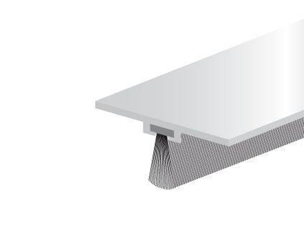 Ellen threshold profile - dbs (invisible) - aluminum - 1 meter