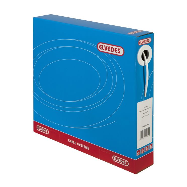 Câble extérieur interrupteur Elvedes avec doublure 30 mètres Ø4.2mm - blanc (30 mètres en boîte)