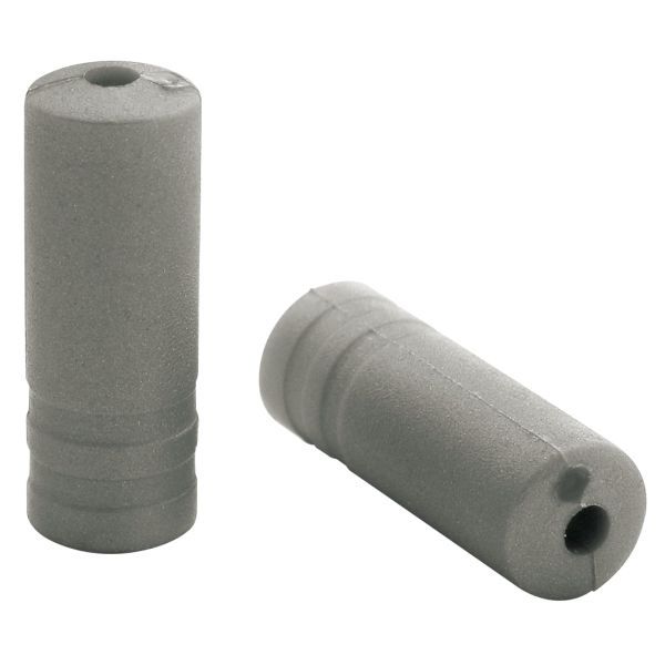 Chapeau de câble Elvedes Ø5.0mm plastique - argent (150 pièces)