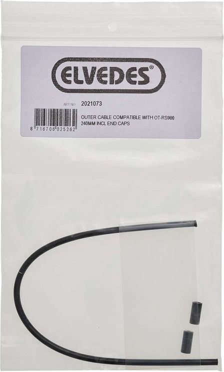 Elvedes schakel buitenkabel 240mm incl.2 adereindhulzen Superflex