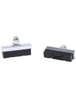 plaquettes de frein X-Groove étrier de frein 40 x 13 mm noir argent 2 pcs