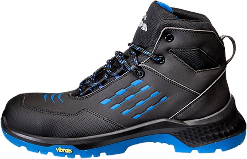 Emma safety footwear emma werkschoen crossforce d hoog s3 | zwart blauw | maat 39 - 8715316154706