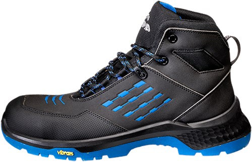 Emma safety footwear emma werkschoen crossforce d hoog s3 | zwart blauw | maat 41 - 8715316154720