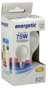 Enzo energetic led gls e27 8,5-75w 2700k filament mat - 2720730