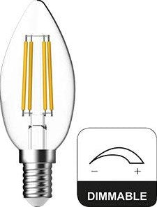Enzo energetic led kaars e14 4,2-40w 2700k filament helder dimbaar - 2720130