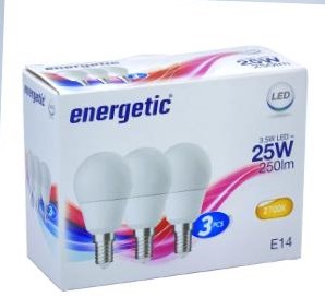 Enzo energetic led kogel e14 2,9-25w 2700k mat doos a3 - 2740014