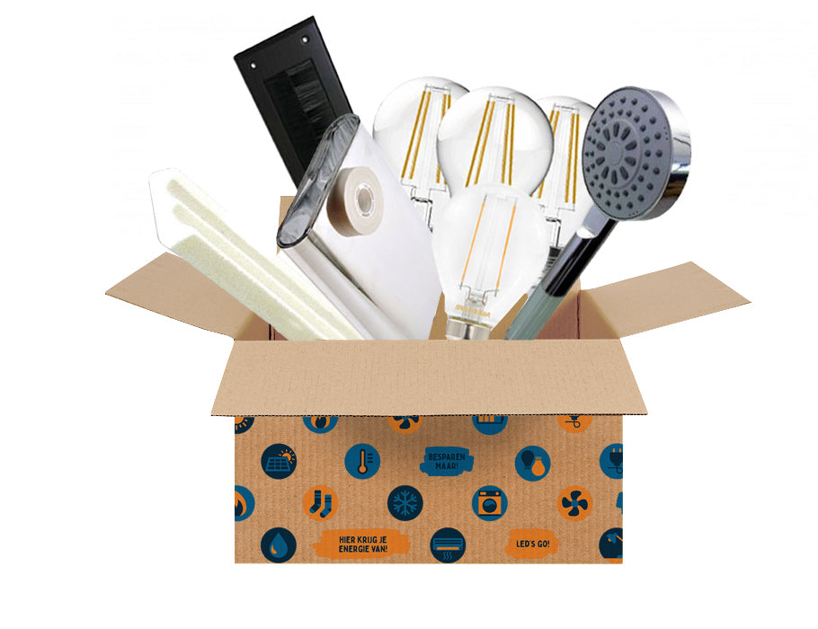 Energiebespaarbox - groot - mix - rel