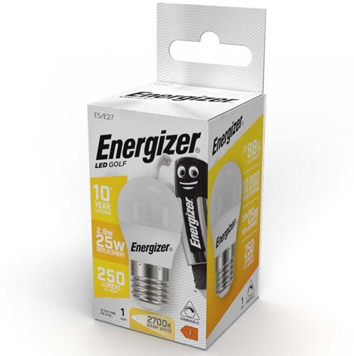 Enzo energizer led kogel e27 2,9-25w 2700k mat dimbaar - 2602600
