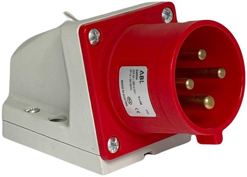Enzo cee 4p 32a 400v opb wcd rood met pennen - 6315168