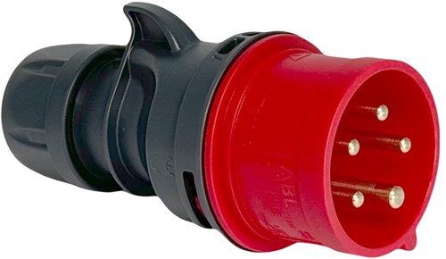 Enzo cee 5p 16a 400v stekker rood 6315156