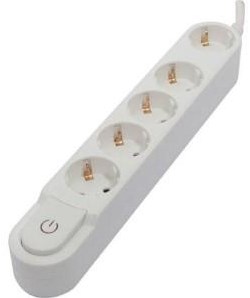 Enzo chacon design tcd ra 5v 1,5m 3x1,5qmm schakelaar wit - 6872800