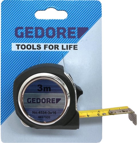 Enzo gedore rolbandmaat, 3 m (4534-3x13) - 6697920
