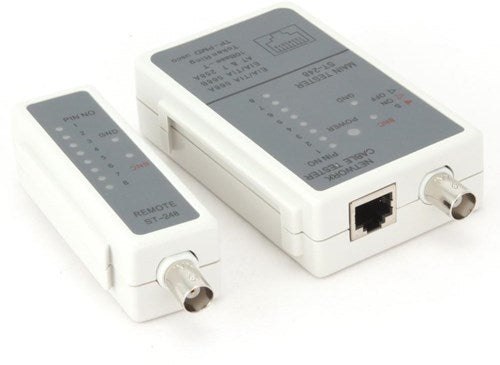 Enzo kabel tester utp, stp, ftp en bnc - 6420790
