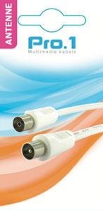 Enzo pro-1 coax snoer compleet standaard 1,5 meter 9291400
