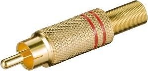 Enzo tulp stekker verguld rood 7097317