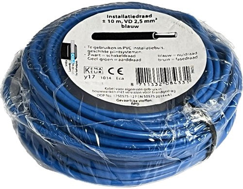 Enzo vd 2.5 qmm blauw 10m 1242050