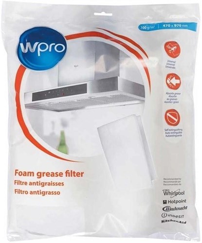 Enzo wpro afzuigkap vetfilter 47x97 cm 100g m2 8203030