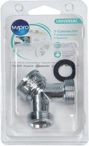 Enzo wpro y stuk chroom, 2 toevoerslangen 1 watertoevoer - 1400238