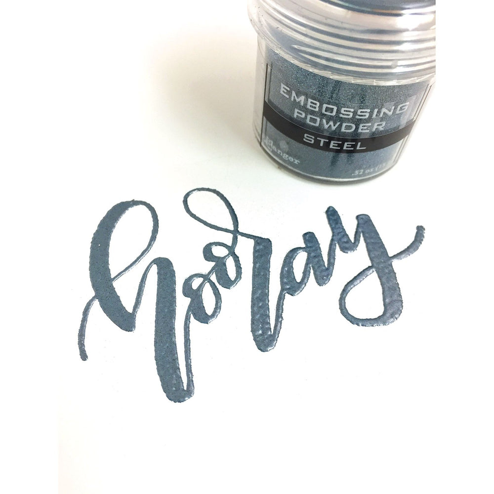 Ranger ink ranger • embossing powder metallic steel