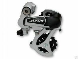Dérailleur arrière Shimano Altus m310 sgs 7 8 vitesses. Argent