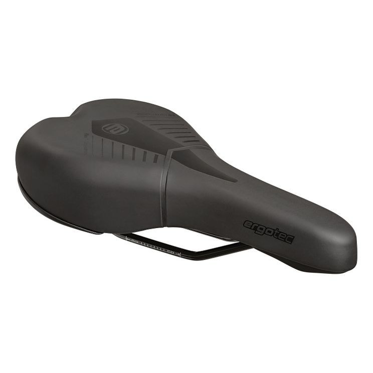 Zadel Performance 266 x 144 mm zacht - zwart
