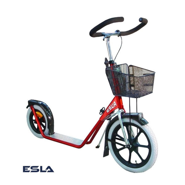 scooter esla 4100 rouge + petit panier