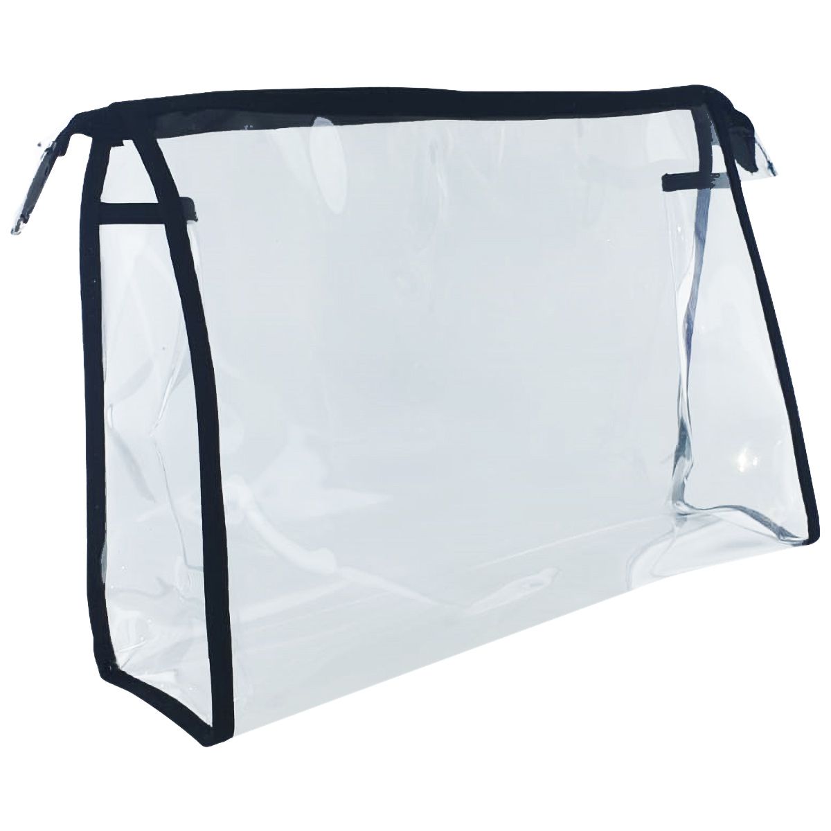 Voorkappers opberg etui transparant groot met rits