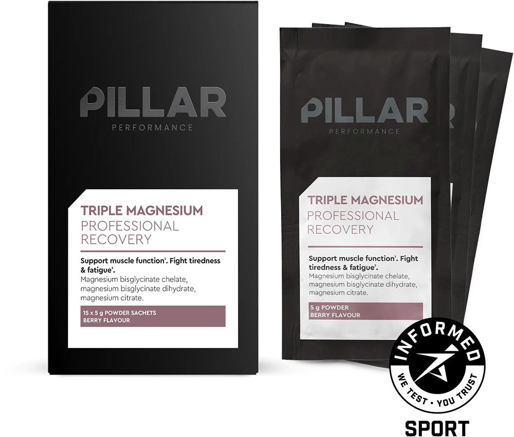 Pillar performance triple magnesium travel pack 15x5g | pineapple coconut