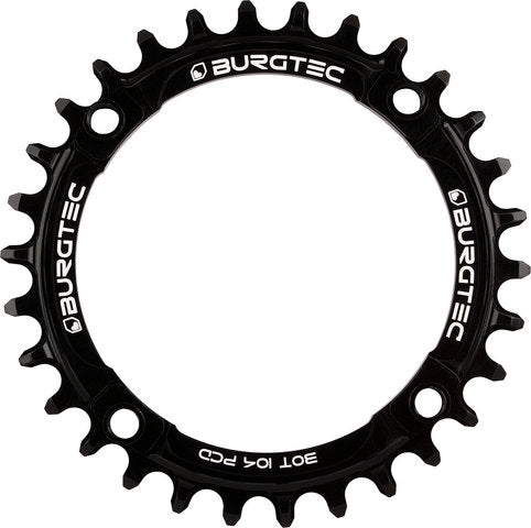 Burgtec 104 mm bcd thick thin chainring for shimano