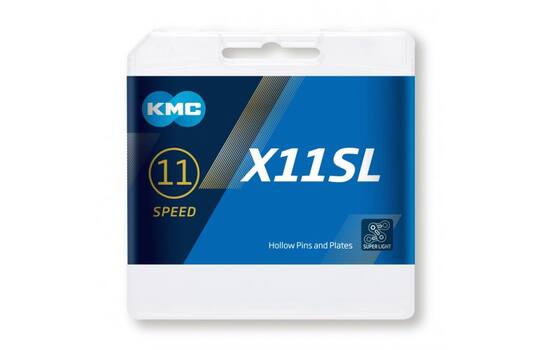 Chaîne KMC X11SL Ti-N or noir 118 maillons