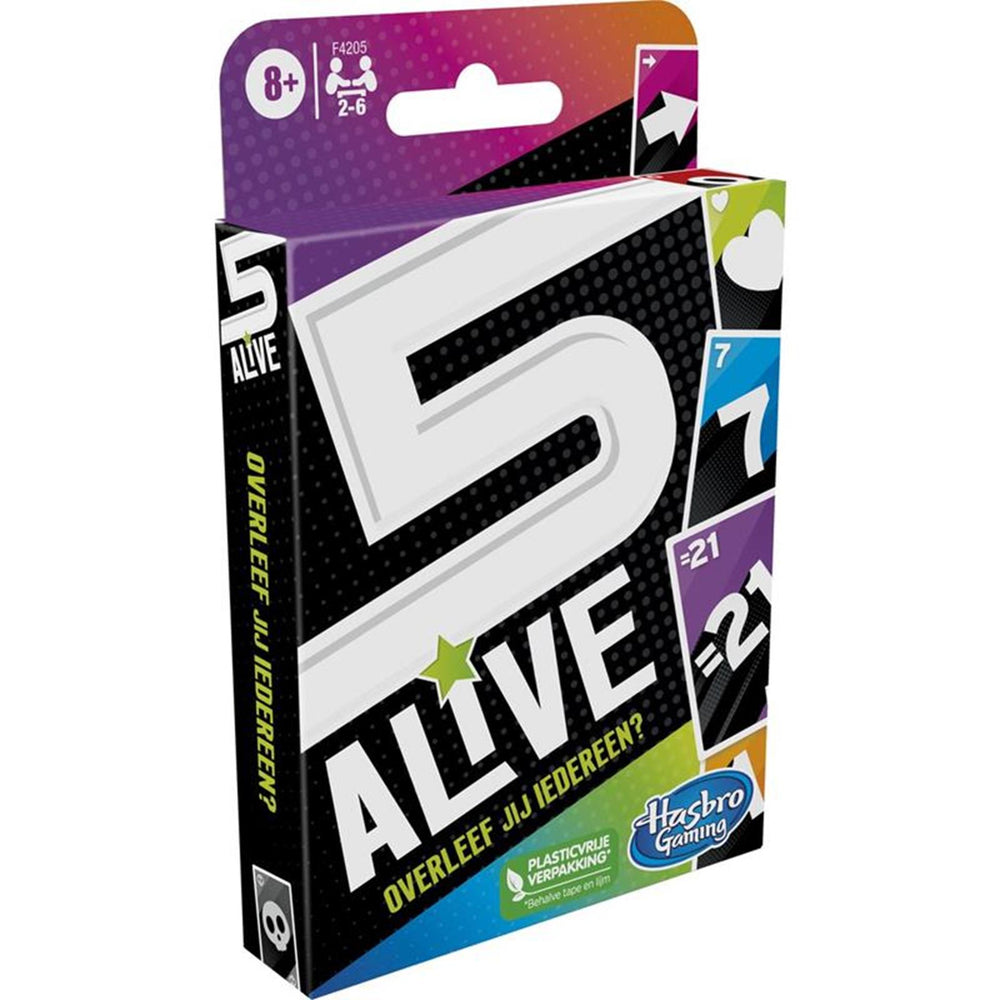 Hasbro gaming 5 alive kaartspel